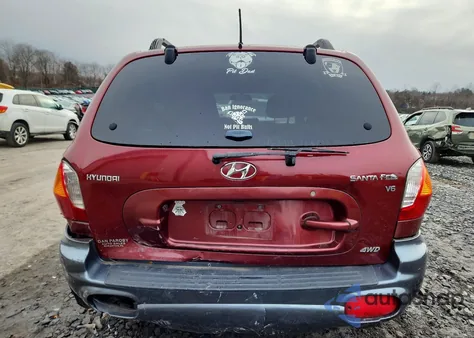 2004 Hyundai Santa Fe Gls из США, поврежденный, VIN KM8SC73D64U848725